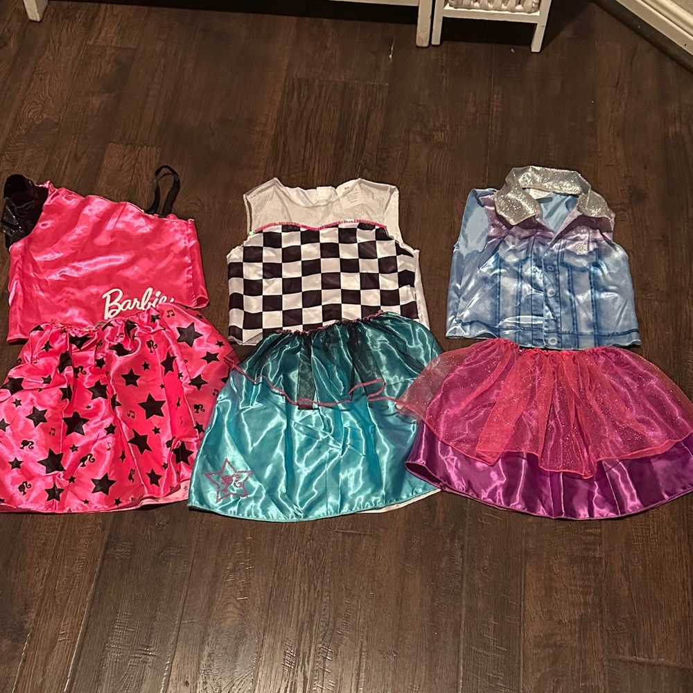 Barbie Kids Pink Star & Shimmer Dress Up Sets 3T - 5T